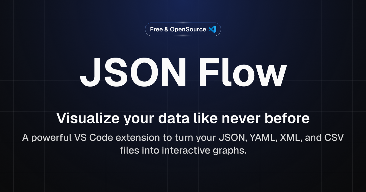 JSON Flow — Visualize your data like never before